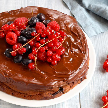 Gateau Au Chocolat Mascarpone Et Fruits Rouges Casa Azzurra