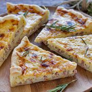 Quiche lorraine revisitée à l'italienne