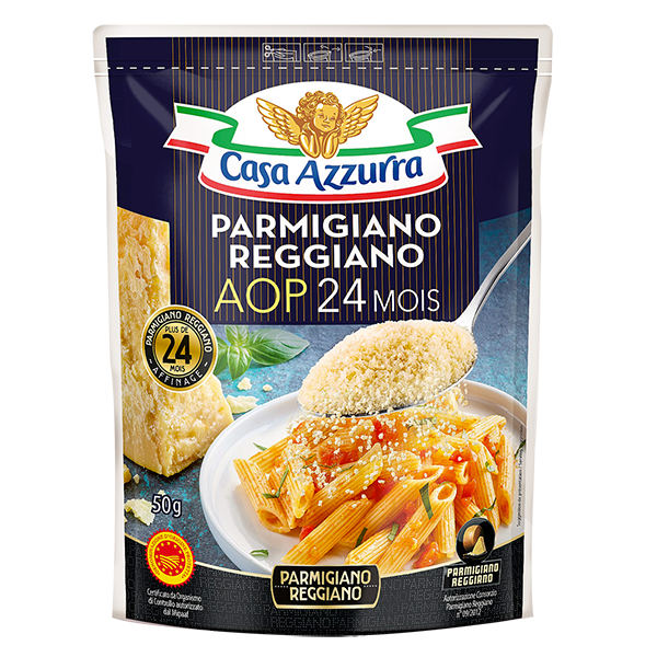 Parmigiano Reggiano râpé 50 g affinage 24 mois Casa Azzurra