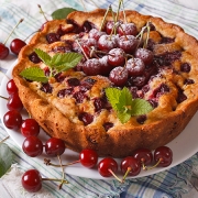 Fondant aux cerises et à la ricotta Casa Azzurra