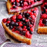 Cheesecake aux fruits rouges et à la ricotta Casa Azzurra