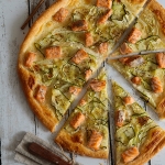 Tarte saumon, courgettes et ricotta Casa Azzurra