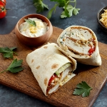 Wrap au poulet croustillant