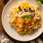 Risotto citrouille et parmigiano reggiano Casa Azzurra