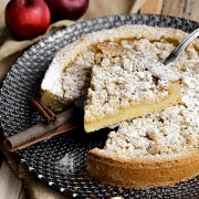 Tarte crumble pommes et mascarpone Casa Azzurra