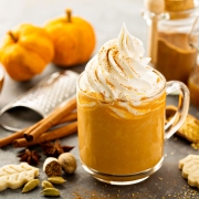 Pumpkin Spice latte chantilly mascarpone Casa Azzurra