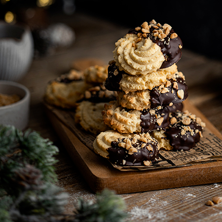 Truffes au chocolat noir à la fleur de sel - Noisette et Ciboulette