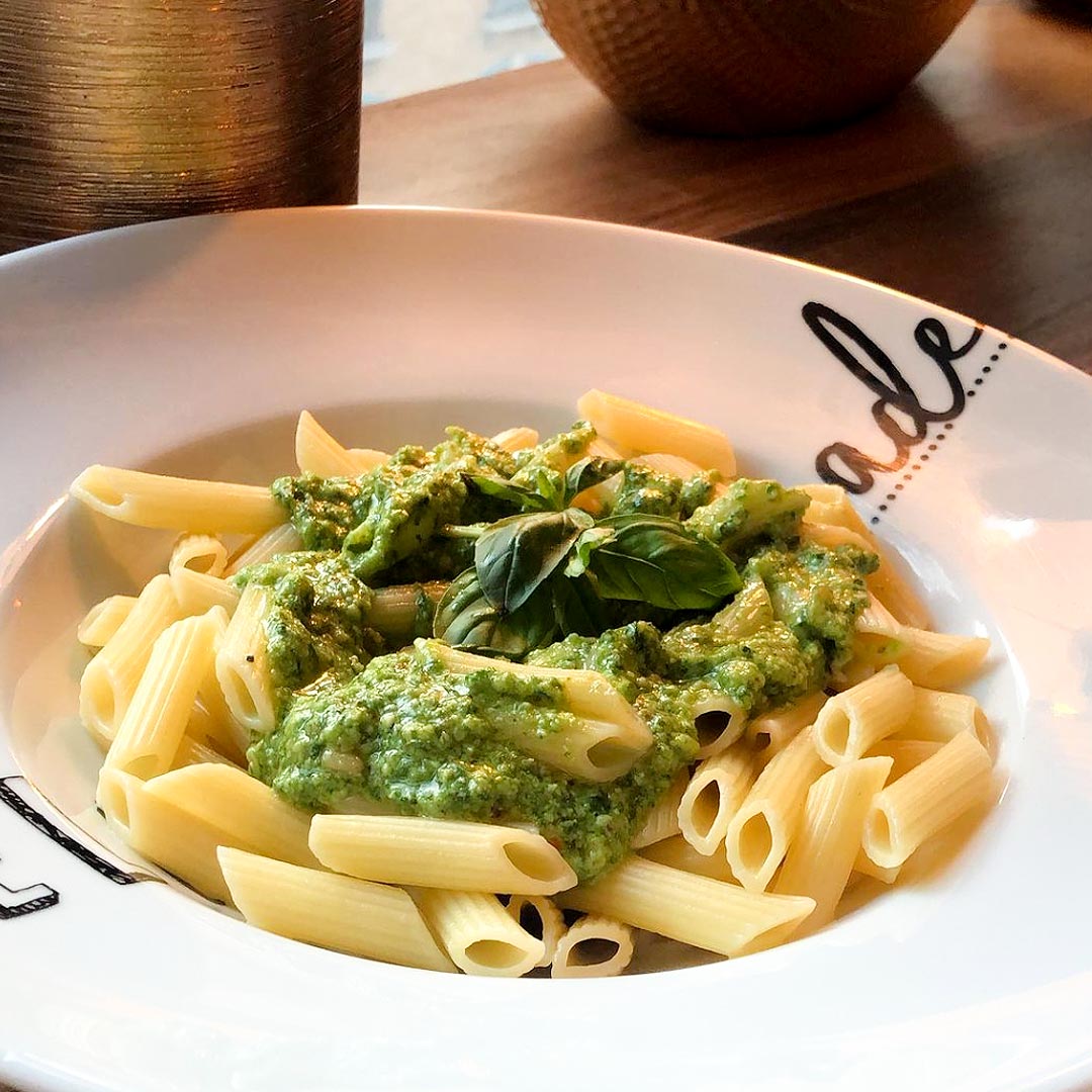 PASTA AL PESTO BASILIC & PARMIGIANO