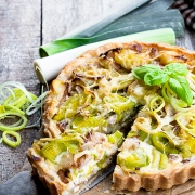 Tarte aux poireaux et à la feta Casa Azzurra