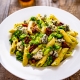 Penne aux brocolis, tomates et gorgonzola Casa Azzurra