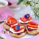 Scones à la confiture de fraise et au mascarpone Casa Azzurra