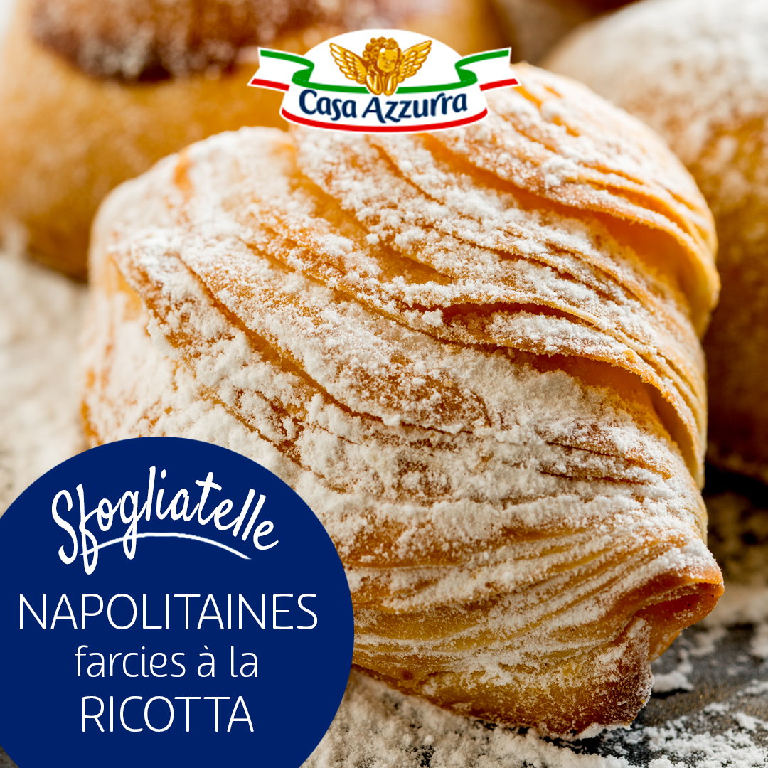 Sfogliatelle napolitaines à la ricotta Casa Azzurra