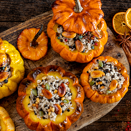 Graines de citrouilles grillées au sel et au curry