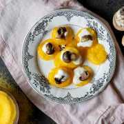 Bouchées croquantes de polenta aux cèpes et au stracchino Casa Azzurra