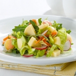 Salade fantaisie à la scamorza nature
