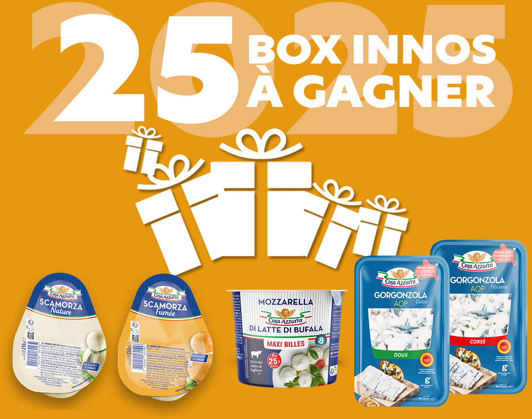 CASA AZZURRA - JEU 2025 - 25 BOX INNOS A GAGNER