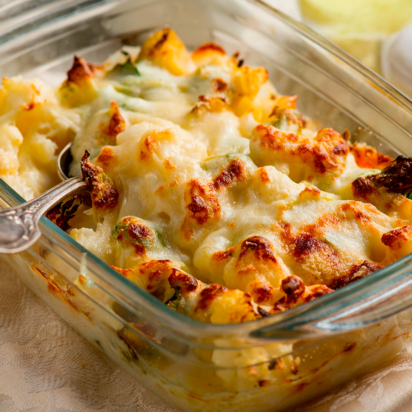 CASA AZZURRA - GRATIN DE CHOU-FLEU AU GORGONZOLA
