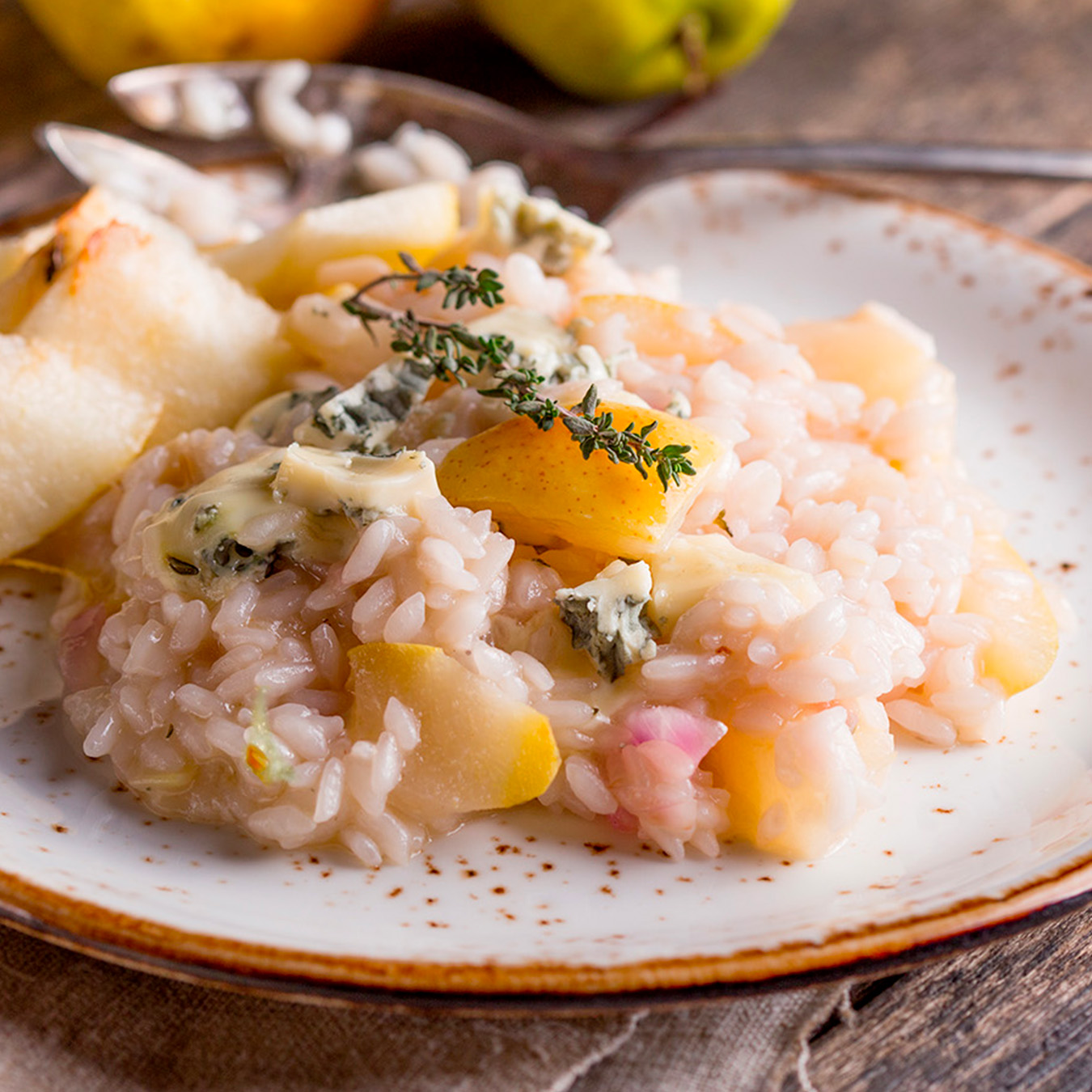 CASA AZZURRA - RISOTTO AUX POIRES ET AU GORGONZOLA