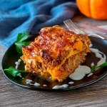 Lasagnes au potimarron, au gorgonzola et au parmigiano reggiano AOP 24 mois
