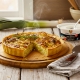 Tarte salée aux poireaux et à la ricotta Casa Azzurra riche en protéines naturelles