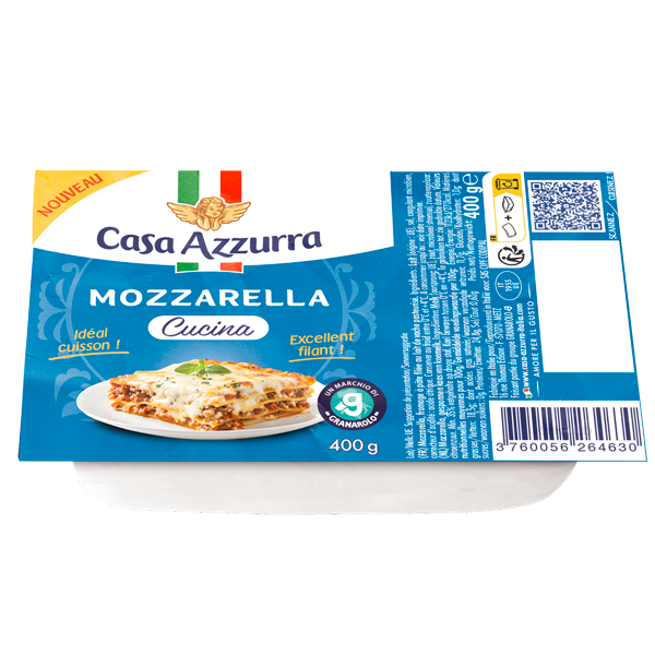 CASA AZZURRA - MOZZARELLA DE VACHE CUCINA 400g