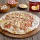 Flammekueche jambon, champignons et quattrocento Casa Azzurra