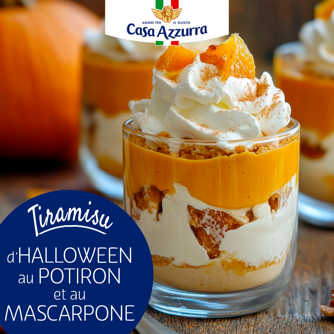 Tiramisu potiron mascarpone Casa Azzurra