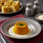 Flan de potiron au grana padano AOP Casa Azzurra