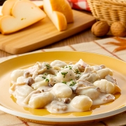 Gnocchi à la crème champignons et à la scamorza Casa Azzurra