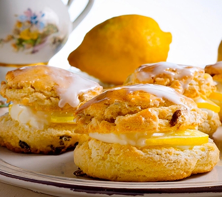 Scones au citron et à la ricotta riche en protéines naturelles Casa Azzurra