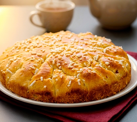 Focaccia della Befana alla ricotta Casa Azzurra