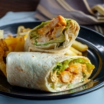 Wraps de poulet à la mozzarella cucina Casa Azzurra