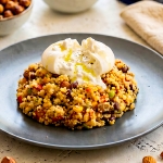 Salade croquante au quinoa et burrata à la truffe Casa Azzurra