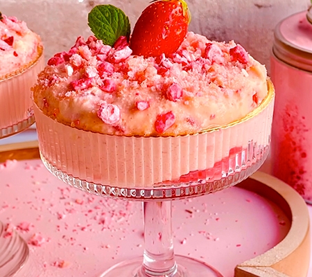 Tiramisu à la fraise et au mascarpone Casa Azzurra