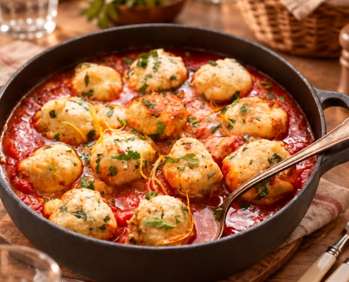 Meatballs de poulet à la ricotta Casa Azzurra